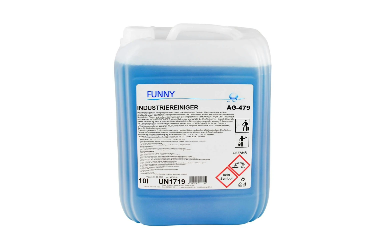 Funny Industriereiniger, 10 Liter, Fettlösend 3 Funny Industriereiniger, 10 Liter, Fettlösend