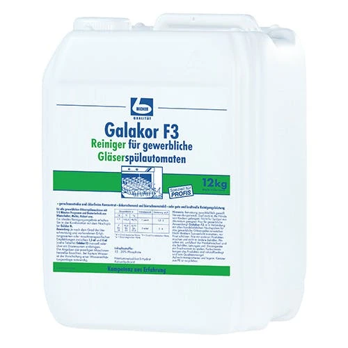 Dr. Becher "Dr. Becher" Galakor F3 Reiniger 9,3 L Für Gewerbl. Gläserspülmaschinen 3 Dr. Becher "Dr. Becher" Galakor F3 Reiniger 9,3 L Für Gewerbl. Gläserspülmaschinen