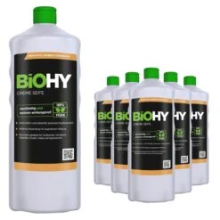BiOHY Creme Seife (50x10l Kanister) | Hautschonende, Rückfettende Und Geruchsneutrale Handseife Bereich PHOSPHATFREI | Ohne Parfüm Und Farbstoffe -Bissell Shop 10d145aa fd66 4f72 a2c6 19234a3c4e56 5