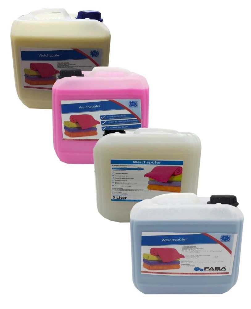20 L Weichspüler Konzentrat Weiss,gelb,blau,rosa 4 X 5 L 3 20 L Weichspüler Konzentrat Weiss,gelb,blau,rosa 4 X 5 L