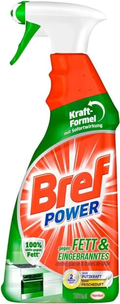 Bref Power Fett Eingebranntes Fettlöser Küchen Reiniger 8x750 Ml Sprühflasche -Bissell Shop 166163ae f4ed 40eb ae84 29135b12a178
