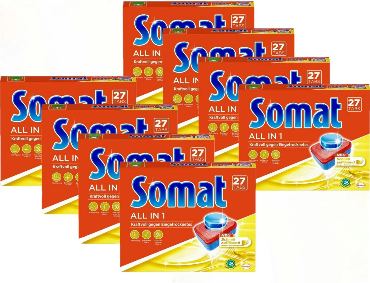 Somat 10 All In 1 Extra Multi Aktiv 2er Pack Spülmaschinen Tabs 2x25 Reinigung 5 Somat 10 All In 1 Extra Multi Aktiv 2er Pack Spülmaschinen Tabs 2x25 Reinigung – Bild 3