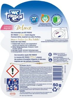 WC FRISCH DeLuxe Delicate Magnolia 50g WC Reiniger WC Duftspüler Reinigung 14 WC FRISCH DeLuxe Delicate Magnolia 50g WC Reiniger WC Duftspüler Reinigung -Bissell Shop 2d6d18bb 5185 4601 957a 3b1eb5ad8d47