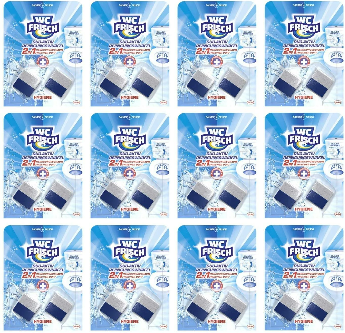 WC Frisch Duo-Aktiv 4er Pack Reinigungswürfel 4x2 Stück WC Reiniger Reinigung 5 WC Frisch Duo-Aktiv 4er Pack Reinigungswürfel 4x2 Stück WC Reiniger Reinigung – Bild 3