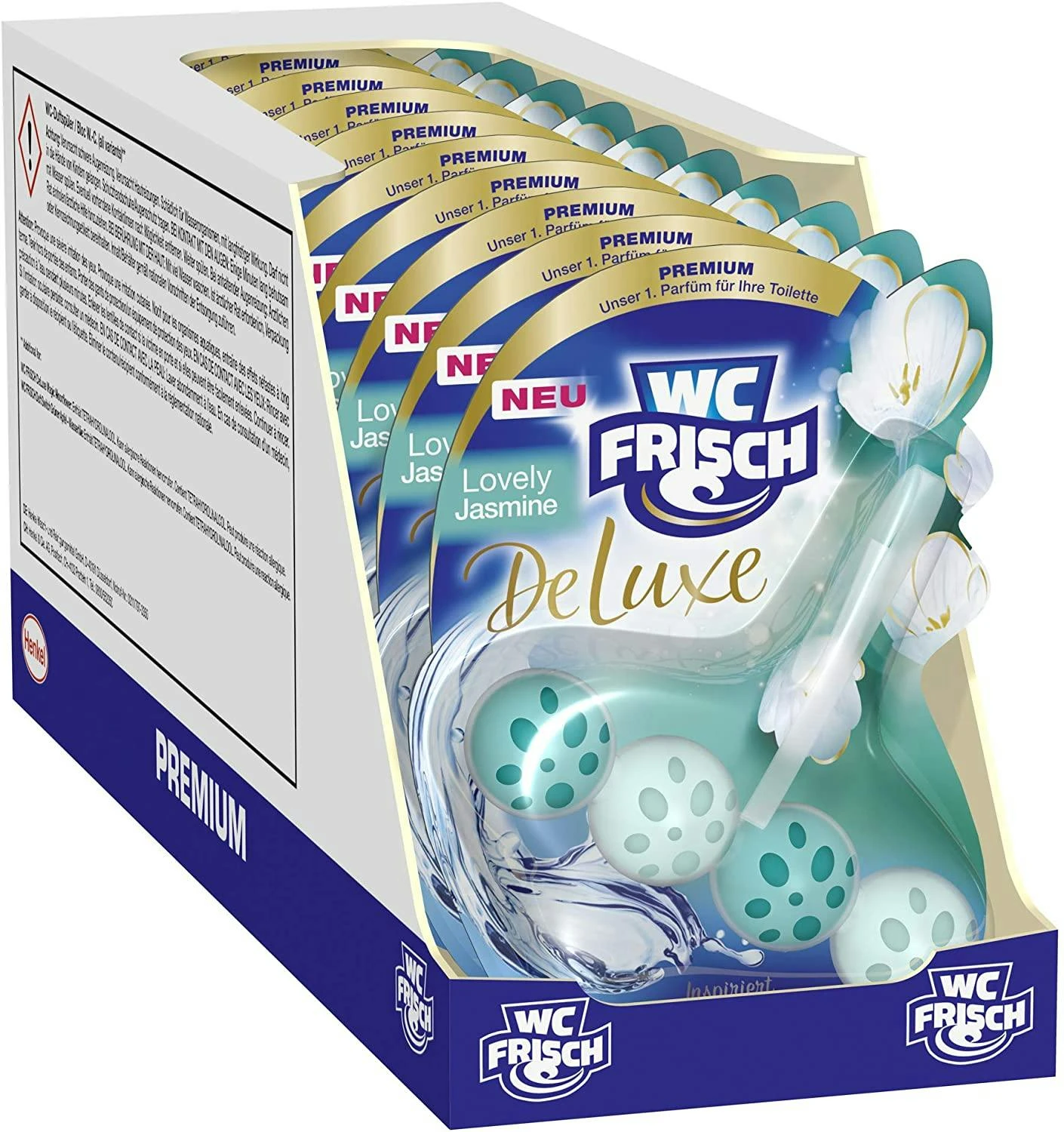 WC FRISCH DeLuxe Delicate Magnolia 10x50g WC Reiniger WC Duftspüler Reinigung 6 WC FRISCH DeLuxe Delicate Magnolia 10x50g WC Reiniger WC Duftspüler Reinigung – Bild 4