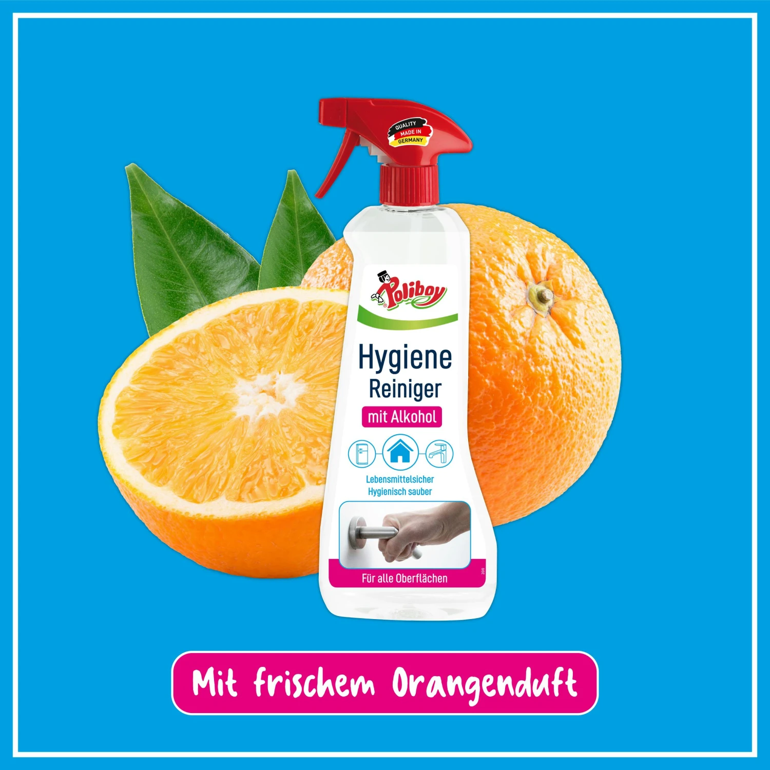 Poliboy Hygiene Reiniger - Hygienisch Sauber Im Ganzen Haushalt, 500ml - Made In Germany 9 Poliboy Hygiene Reiniger - Hygienisch Sauber Im Ganzen Haushalt, 500ml - Made In Germany – Bild 7