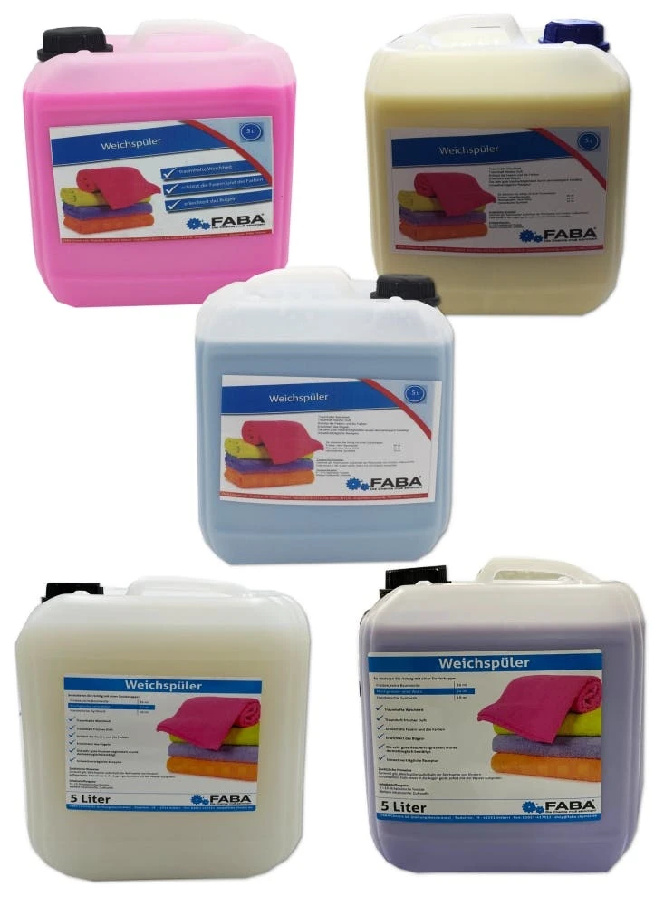 20 L Weichspüler Konzentrat Weiss,gelb,blau,rosa 4 X 5 L 4 20 L Weichspüler Konzentrat Weiss,gelb,blau,rosa 4 X 5 L – Bild 2