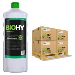BiOHY Spülmittel (12x1l Flasche) | Frei Von Schädlichen Chemikalien & Biologisch Abbaubar | Glanz- & Fettlöseformel -Bissell Shop 5151b791 d202 4633 9dc5 bfefa6da4a29 7