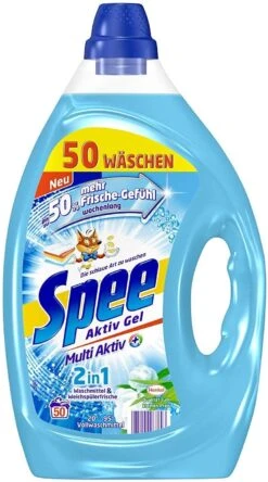 Spee Aktiv Gel 2-in-1 Flüssigwaschmittel 50 Waschladungen Weichspülerfrische