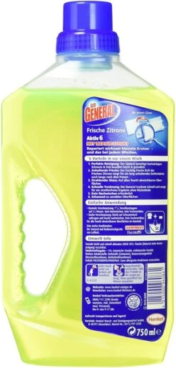 Der General Universal Frische Zitrone Allzweckreiniger 750 Ml Reiniger 14 Der General Universal Frische Zitrone Allzweckreiniger 750 Ml Reiniger -Bissell Shop 56ff2b68 7a3b 4d82 a7b9 66b8892dd193