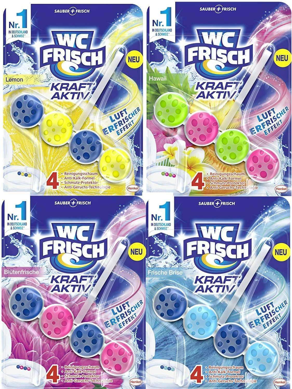 WC-Frisch Kraft Aktiv Duftspüler Lemon WC-Reiniger 50 G Badreiniger Reiniger 9 WC-Frisch Kraft Aktiv Duftspüler Lemon WC-Reiniger 50 G Badreiniger Reiniger – Bild 7