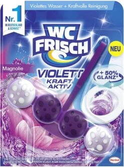 WC FRISCH Kraft Aktiv Violettspüler Magnolie 5x50g WC Reiniger Reinigung -Bissell Shop 5aaa45cd 596b 4b8f 939e 059fe4727369 3