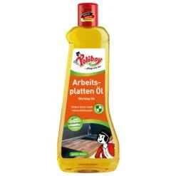 Poliboy Arbeitsplatten Öl - Für Unbehandelte Und Geölte Hölzer, Schützt Vor Wasser Und Schmutz - 500ml - Made In Germany
