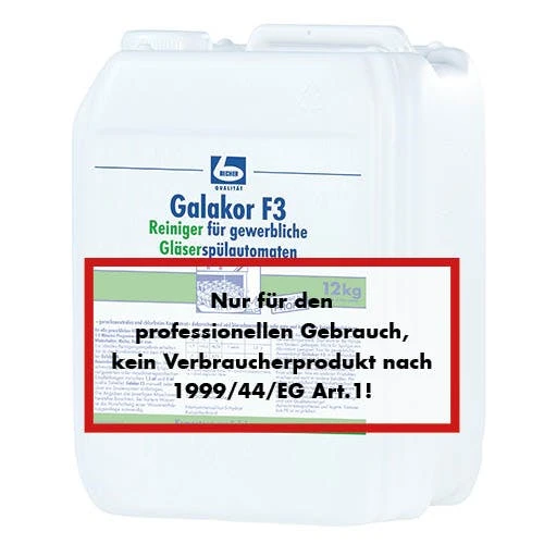 Dr. Becher "Dr. Becher" Galakor F3 Reiniger 9,3 L Für Gewerbl. Gläserspülmaschinen 7 Dr. Becher "Dr. Becher" Galakor F3 Reiniger 9,3 L Für Gewerbl. Gläserspülmaschinen – Bild 5