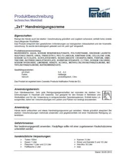 Perladin 2x1 HandreinigungsCreme Tube 100ml Handreinigung Handseife Werkstatt Seife -Bissell Shop 66645017 3f77 4017 be5c b787930e1bff