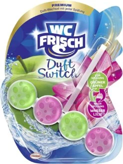 WC Frisch Duft Switch Grüner Apfel Und Wasserlilie 10x50g WC-Reiniger Duftspüler 14 WC Frisch Duft Switch Grüner Apfel Und Wasserlilie 10x50g WC-Reiniger Duftspüler -Bissell Shop 6eb3f463 0a3b 4873 ac74 e147a66b1f0f