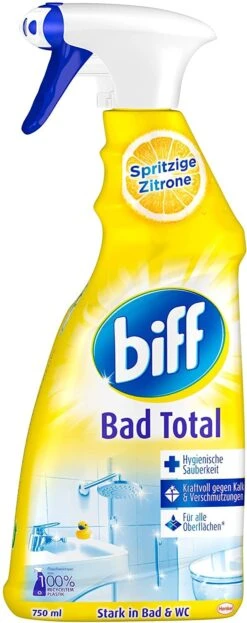 Biff Bad Total Zitrus Badreiniger Reiniger 4x750ml Sprühflasche Reinigungsmittel -Bissell Shop 6f79400e db33 4e05 9dd5 0ee6629bcdca 1