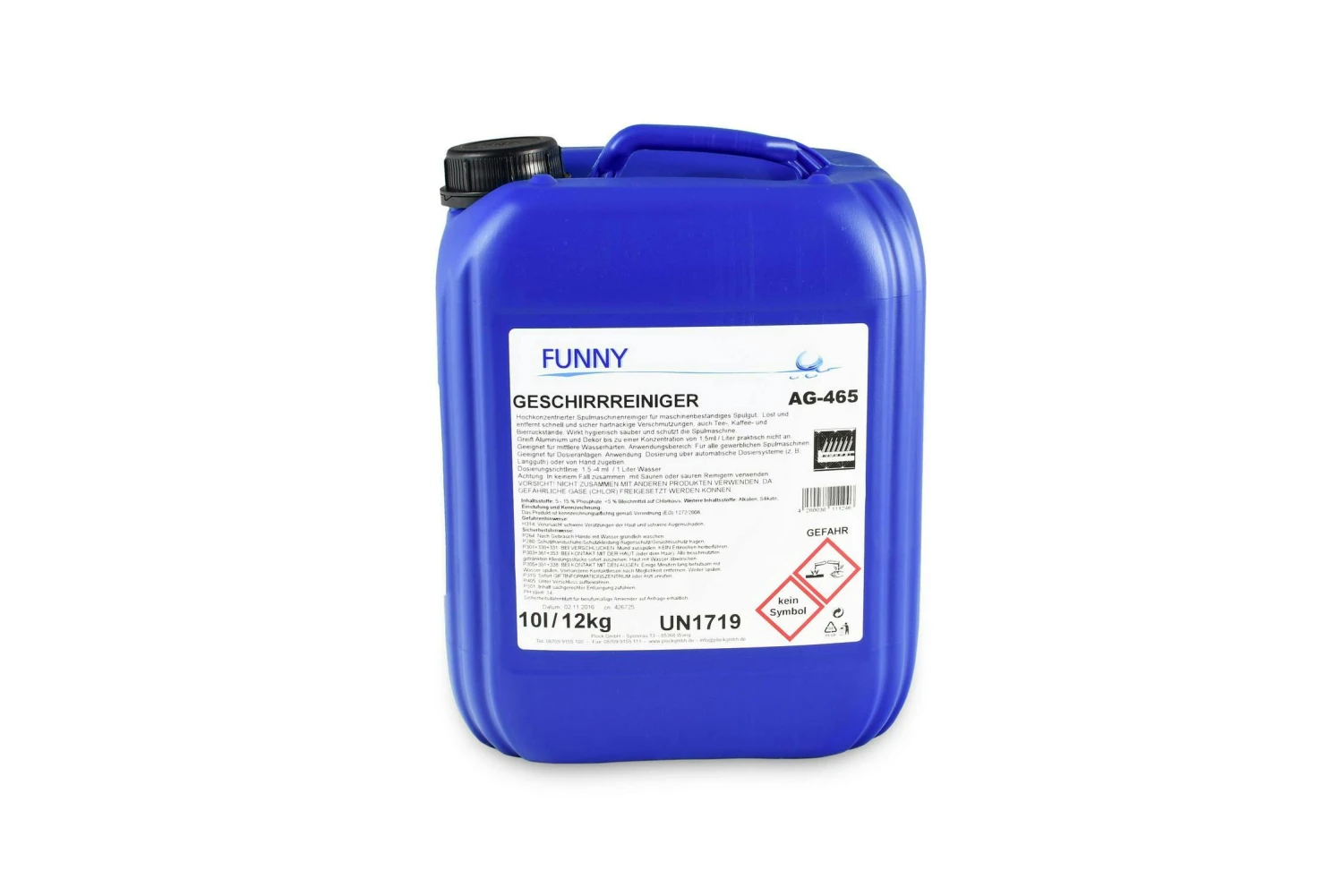 Funny Geschirrreiniger, Fettlösend, 10 Liter 3 Funny Geschirrreiniger, Fettlösend, 10 Liter