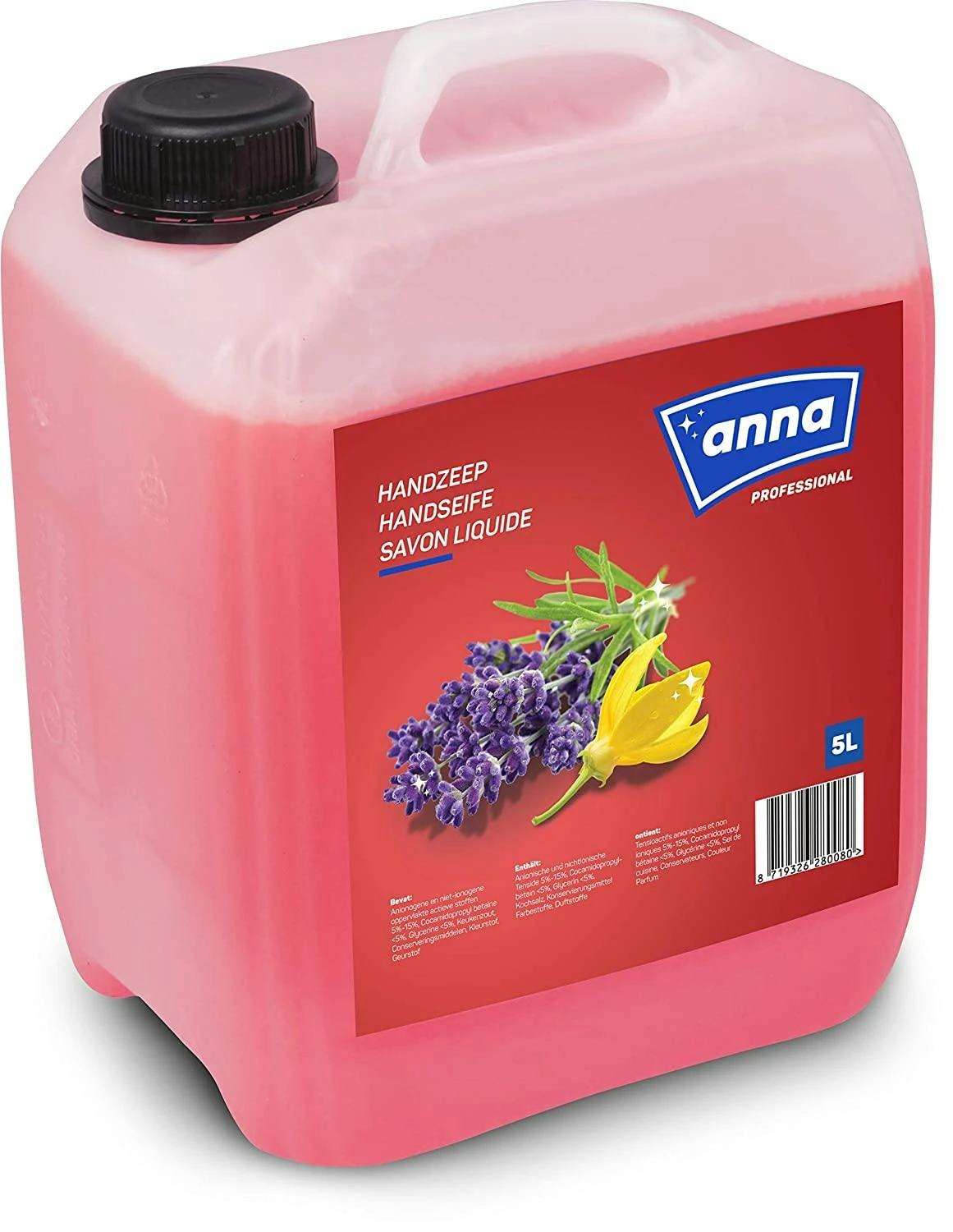 ANNA Professional Pflegende Handseife Flüssig Nachfüllpack 5l 3 ANNA Professional Pflegende Handseife Flüssig Nachfüllpack 5l