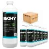 BiOHY Rohrreiniger (12x1l Flasche) | EXTRA STARK | Flüssiger, Hochkonzentrierter Abflussreiniger | Geruchsneutral | Für Alle Verstopfungen -Bissell Shop 7ccd3e24 ff67 47c7 b722 b163656821a3 4