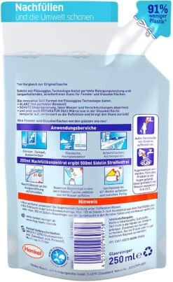 Sidolin Cristal Glasreiniger Glas Reiniger Fensterreiniger 250ml Nachfüller 14 Sidolin Cristal Glasreiniger Glas Reiniger Fensterreiniger 250ml Nachfüller -Bissell Shop 80ded3a9 4605 4d32 918b 19078724680c