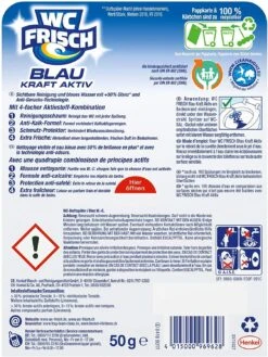 WC FRISCH Kraft Aktiv Blauspüler Ozeanfrische 50g WC Reiniger Reinigung -Bissell Shop 82de90a4 b614 41fc b1fa 86dda2f43bef