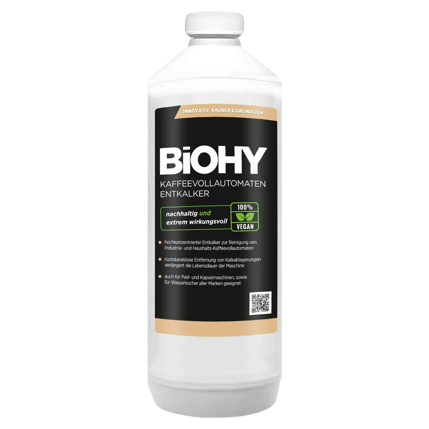 BiOHY Kaffeevollautomaten Entkalker (2x1l Flasche) | Ideal Zur Entkalkung Von Allen Kaffeemaschinen | Ca. 20 Entkalkungsvorgänge/Flasche 4 BiOHY Kaffeevollautomaten Entkalker (2x1l Flasche) | Ideal Zur Entkalkung Von Allen Kaffeemaschinen | Ca. 20 Entkalkungsvorgänge/Flasche – Bild 2