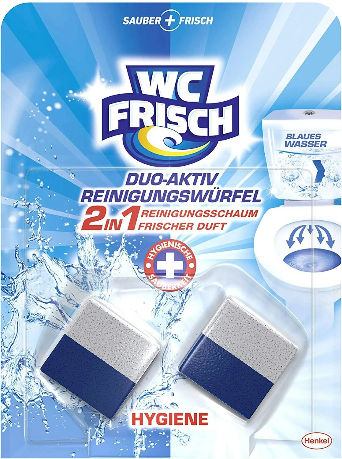 WC Frisch Duo-Aktiv 4er Pack Reinigungswürfel 4x2 Stück WC Reiniger Reinigung 4 WC Frisch Duo-Aktiv 4er Pack Reinigungswürfel 4x2 Stück WC Reiniger Reinigung – Bild 2