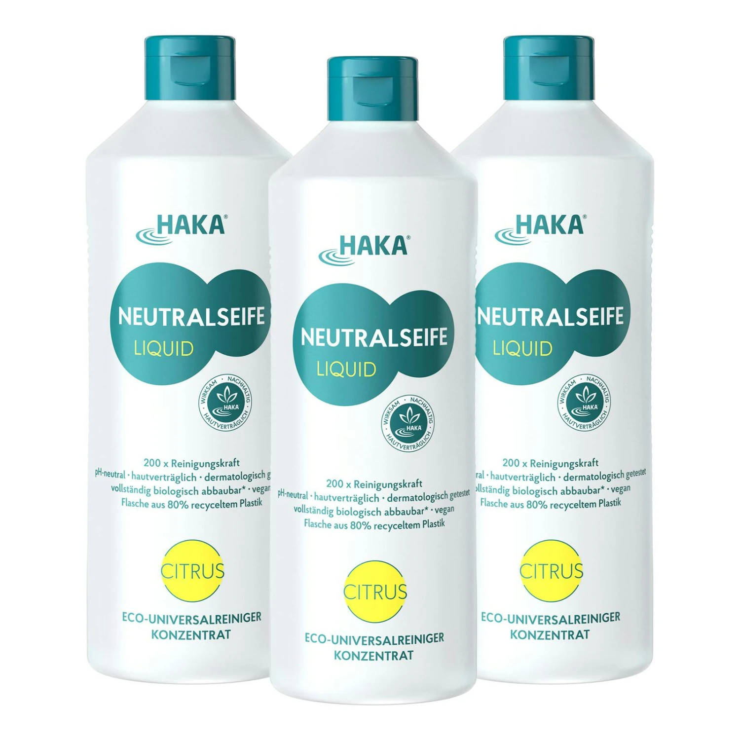 HAKA Neutralseife Liquid PurAllzweckreiniger Für Haushalt Und Auto, 3 X 1 Liter 5 HAKA Neutralseife Liquid PurAllzweckreiniger Für Haushalt Und Auto, 3 X 1 Liter – Bild 3