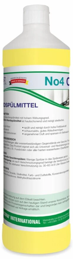ARCORA Handspülmittel No4 CITRO HANDSPÜLMITTEL, 1L
