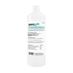 SemyCare Flächendesinfektion | 80 Vol% Ethanol | 12 X 1 Liter