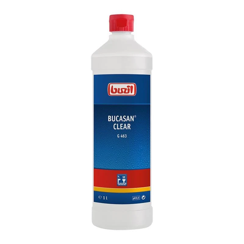 Buzil Bucasan® Clear G 463 Sanitärunterhaltsreiniger 1 L Flasche 3 Buzil Bucasan® Clear G 463 Sanitärunterhaltsreiniger 1 L Flasche