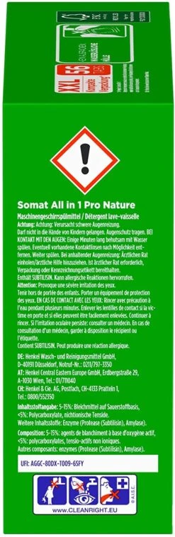 Somat All In 1 Pro Nature Spülmaschinen Tabs 56 Tabs Spülmittel Spülen Reinigung -Bissell Shop 9872c98b 0dfe 495c 8ec9 4398641fc39b