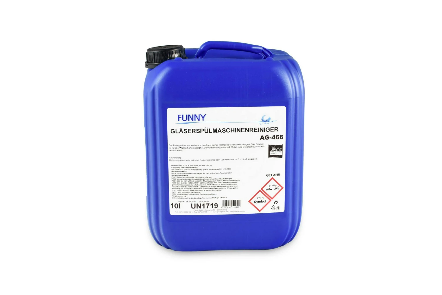 Funny Gläserreiniger, Desinfizierend, 10 Liter 7 Funny Gläserreiniger, Desinfizierend, 10 Liter – Bild 5