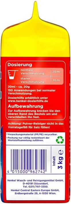 Somat Classic Spülmaschinen Pulver 3 Kg Geschirrspülreiniger Reinigung Reiniger 15 Somat Classic Spülmaschinen Pulver 3 Kg Geschirrspülreiniger Reinigung Reiniger -Bissell Shop 9f538e36 fc77 4d63 8854 6ce3549a5911