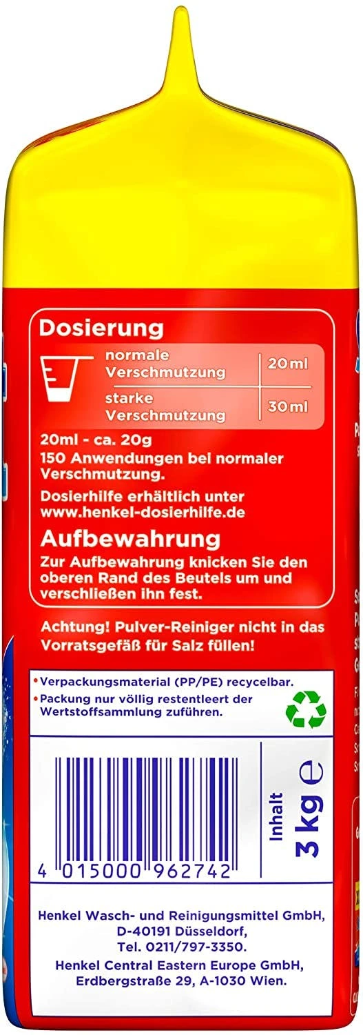 Somat Classic Spülmaschinen Pulver 3 Kg Geschirrspülreiniger Reinigung Reiniger 9 Somat Classic Spülmaschinen Pulver 3 Kg Geschirrspülreiniger Reinigung Reiniger – Bild 7