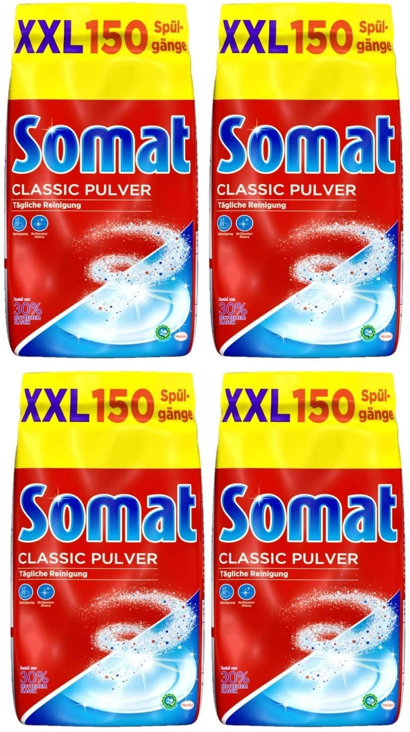Somat Classic Spülmaschinen Pulver 3 Kg Geschirrspülreiniger Reinigung Reiniger 5 Somat Classic Spülmaschinen Pulver 3 Kg Geschirrspülreiniger Reinigung Reiniger – Bild 3