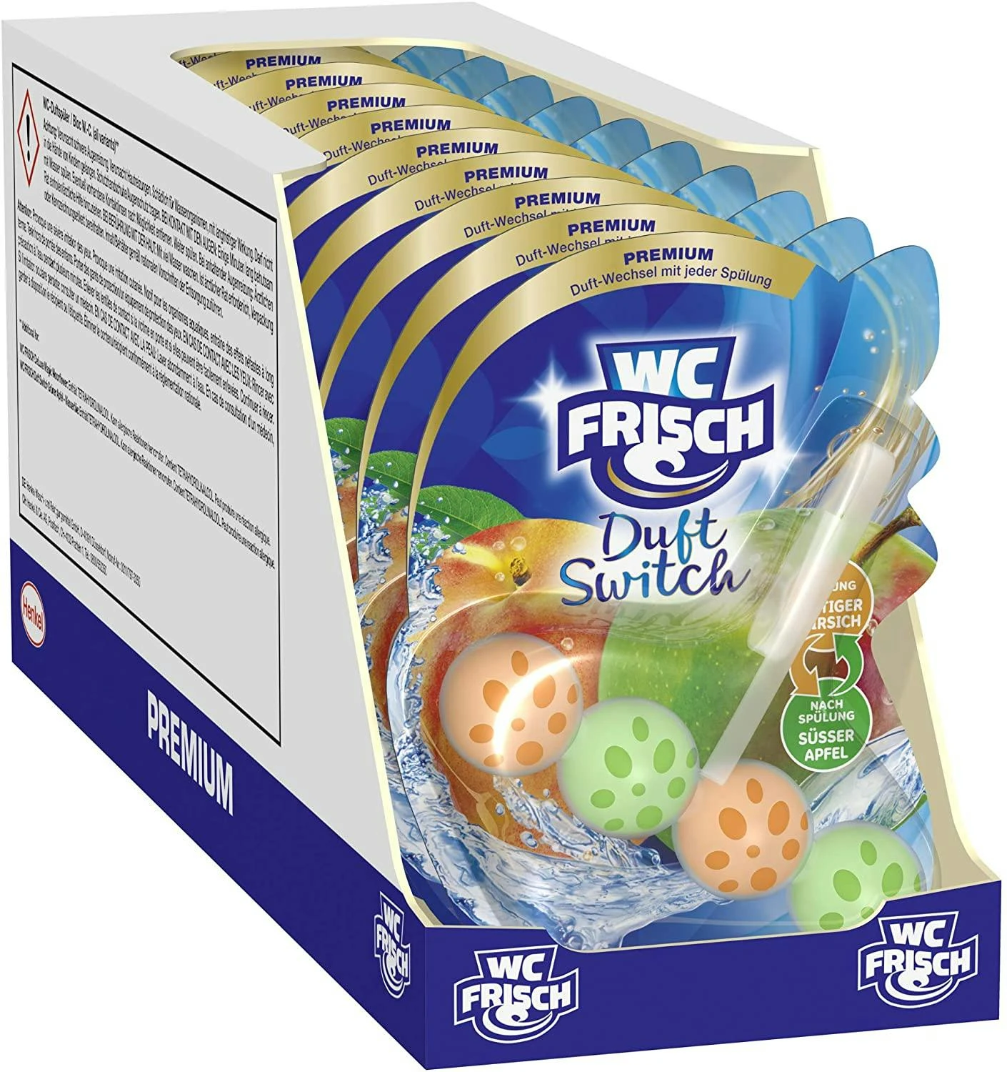 WC Frisch Duft Switch Grüner Apfel Und Wasserlilie 10x50g WC-Reiniger Duftspüler 6 WC Frisch Duft Switch Grüner Apfel Und Wasserlilie 10x50g WC-Reiniger Duftspüler – Bild 4