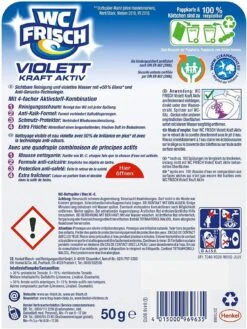 WC FRISCH Kraft Aktiv Violettspüler Magnolie 3x50g WC Reiniger Reinigung -Bissell Shop b4f19231 4725 40ca 8d9a 43e17291d7bb