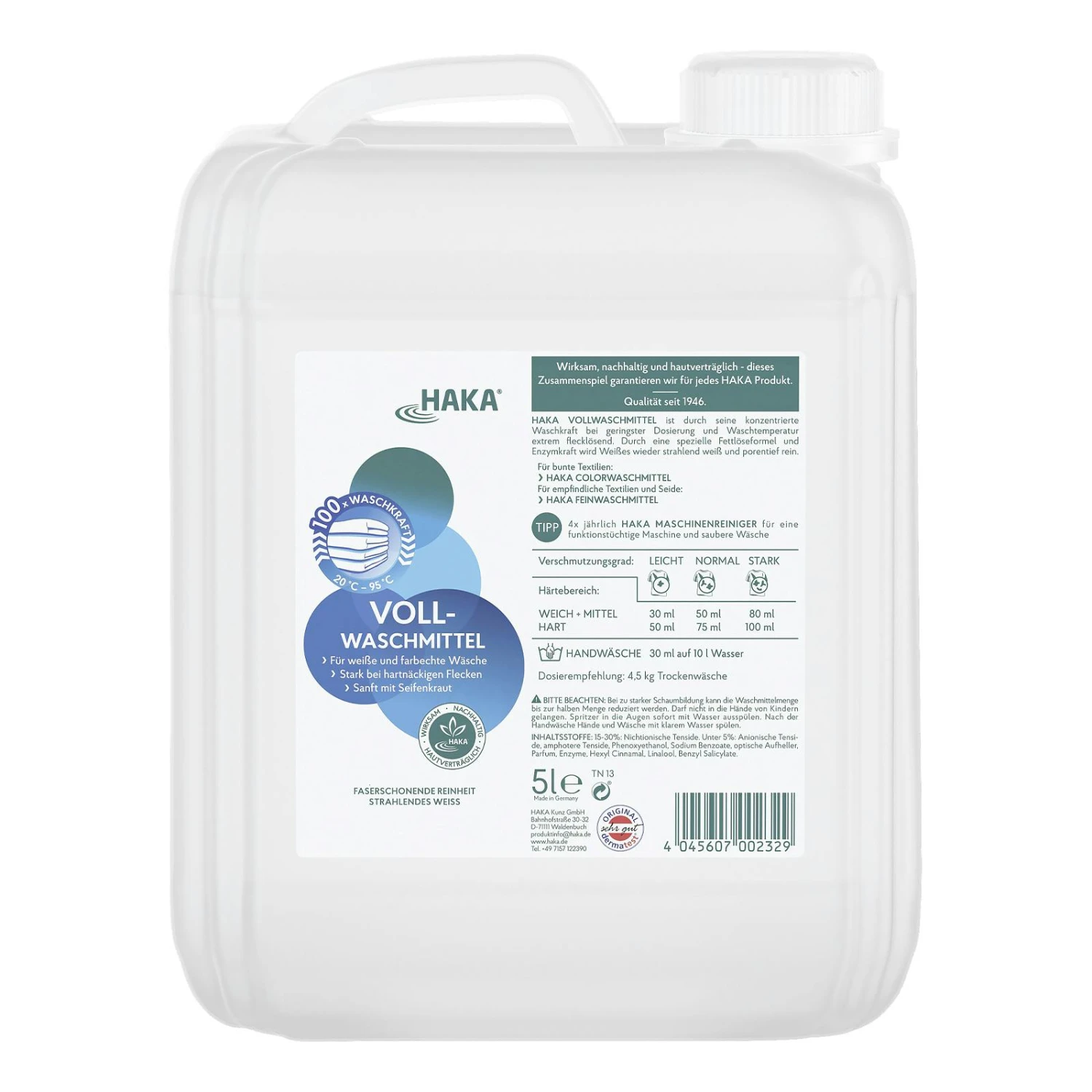 HAKA Vollwaschmittel Flüssig, 5 Liter 3 HAKA Vollwaschmittel Flüssig, 5 Liter