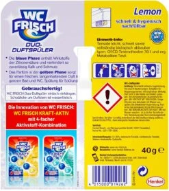 WC FRISCH Duo-Duftspüler 10er Pack Lemon WC Reiniger & WC-Duftstein 10x1 Stück -Bissell Shop c6218100 fc0c 4b6d bb39 a29e52b28d31