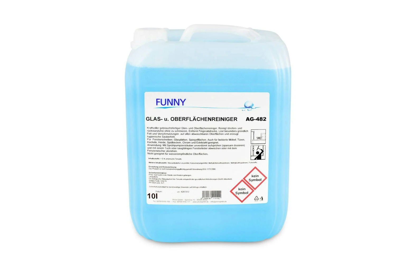BiOHY Glas- Und Oberflächenreiniger (24x20l Kanister) | Konzentrat | Universalreiniger | Intensiv & Nachhaltig Reinigender Automatenreiniger 8 BiOHY Glas- Und Oberflächenreiniger (24x20l Kanister) | Konzentrat | Universalreiniger | Intensiv & Nachhaltig Reinigender Automatenreiniger – Bild 7