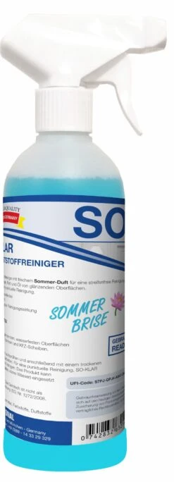 ARCORA Glas-und Kunststoffreiniger SO-KLAR, 500ml