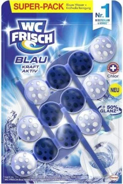 WC FRISCH Kraft Aktiv Blauspüler Chlor 5x150g WC Reiniger Toilettenreiniger -Bissell Shop db8ec8a6 35ea 4d14 8ae0 5f15ebcc9642