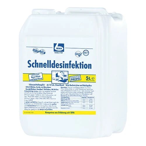 Dr. Becher "Dr. Becher" Schnelldesinfektion 5 L 3 Dr. Becher "Dr. Becher" Schnelldesinfektion 5 L