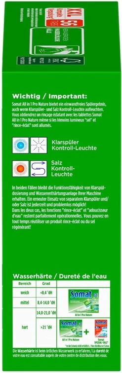 Somat All In 1 Pro Nature Spülmaschinen Tabs 56 Tabs Spülmittel Spülen Reinigung -Bissell Shop f936af85 8122 4d16 bb7c 611782018f4f